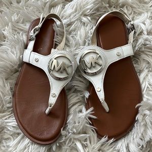 White MK Michael Kors sandal. Size 6.5.